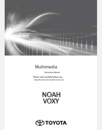 toyota voxy 2022 navigation & multimedia system manual in english